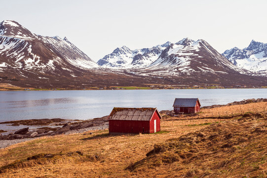 nature sceneries on the road frem tennevoll to Alta, Northern Norway