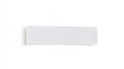 White Fabric Strip