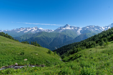 Obraz premium Mountains in Racha, Georgia