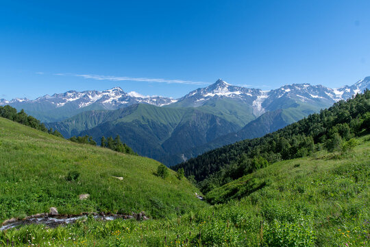 Mountains in Racha, Georgia