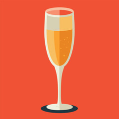 Champagne Vector Design Illustration