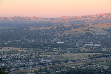 Livermore Valley from Pleasanton Ridge in the inland East Bay, California