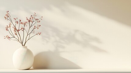 Elegant interior scene, minimalist design, soft shadows, harmonious colors, inviting ambiance, showcasing sophisticated decor elements, tranquil atmosphere, modern aesthetics