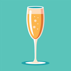 Champagne Vector Design Illustration