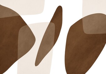 Abstract art brown 