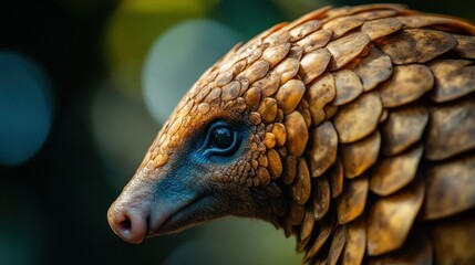 Pangolin Close-up: A Unique and Endangered Creature
