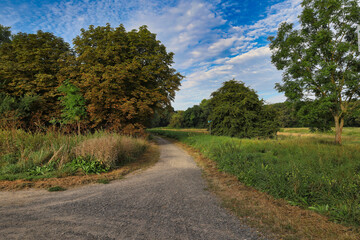 Impressionen am Radweg zwischen Schkeuditz und Raßnitz, Fluss Weiße Elster, Saalekreis, Sachsen Anhalt, Deutschland