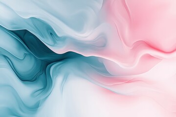 Obraz premium Swirling pastel colors creating abstract patterns in a modern artwork