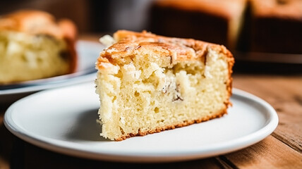 Banana bread in English country cottage, baking food and easy recipe idea for menu, food blog and cookbook inspiration