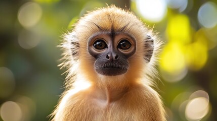 Fototapeta premium Curious Young Monkey