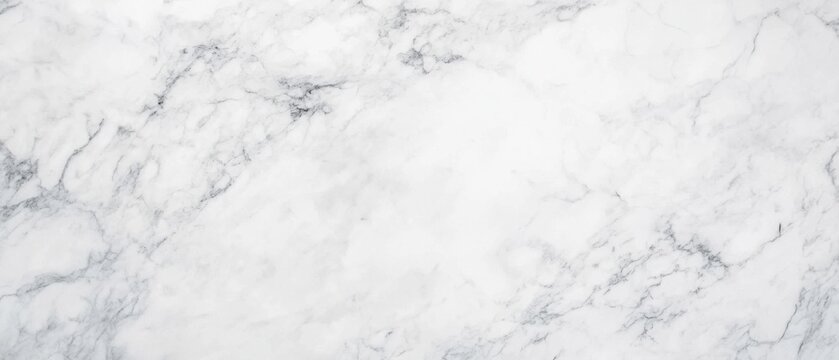 High-resolution white marble texture with gray veins, suitable for backgrounds or material design.