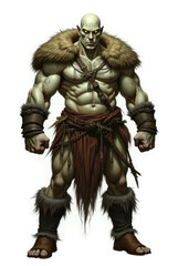 Fototapeta premium Colossus of Dark Fantasy , dark fantasy aesthetic, high-detail illustration, epic fantasy artwork, character concept art, rich color palette, dark and gritty style.