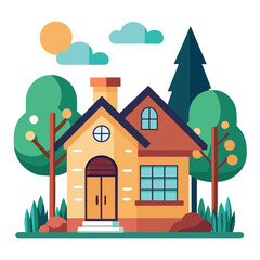 Fototapeta premium House Vector Design Illustration