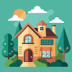 Fototapeta premium House Vector Design Illustration