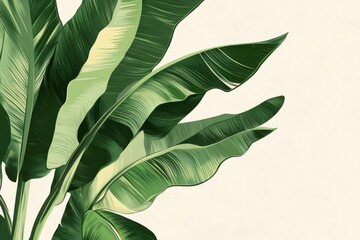 Tropical Leaves Illustration