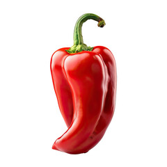 red paprika without background