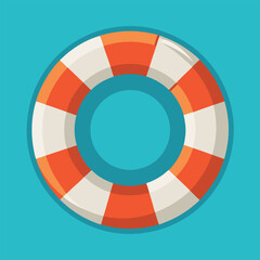 Obraz premium Life Ring Vector Design Illustration