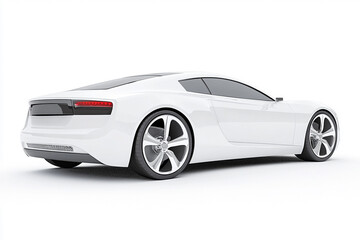 Naklejka premium sports car isolated on white background