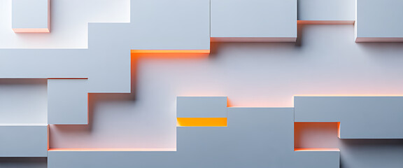 Fototapeta premium illustrazione con elementi geometrici a tema astratto surreale