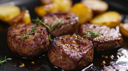 The national cuisine of Germany: Marble beef.