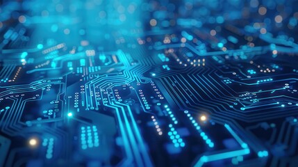 Obraz premium Abstract Circuit Board Image