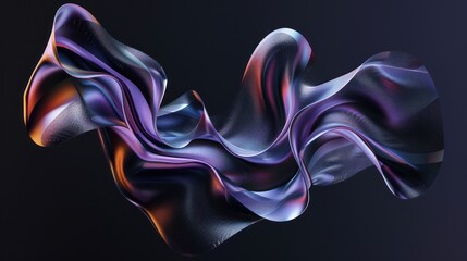 Abstract Flowing Fabric Design