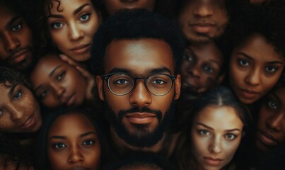Fototapeta premium Group of people, Generative AI