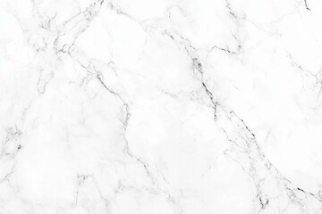 Obraz premium Elegant white marble texture with subtle gray veins. Ideal for backgrounds, design projects, and interior decor.
