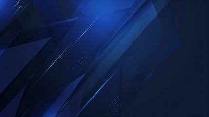 Abstract Blue Geometric Background