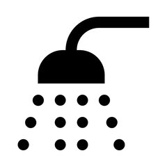 Showerhead Shower Solid Icon