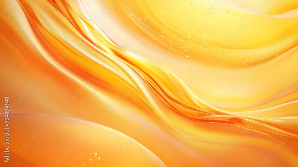 Poster bold gradient background flowing from bright yellow to deep gold, adding a touch of energy and warmt