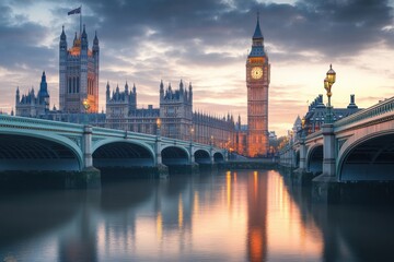 Obraz premium London at Dusk