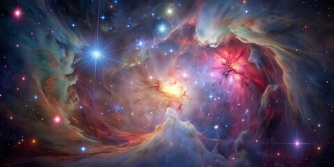 Celestial Symphony Nebulae Dance in a Cosmic Canvas, nebulae, galaxy, space, astronomy