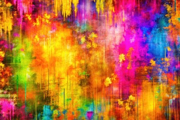 A vibrant abstract splash of colorful paint on a digital canvas.