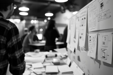 group of people sitting around table with laptops, usability workshop generates design ideas