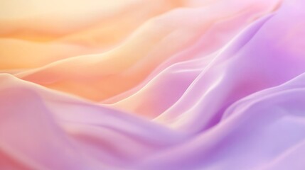 Obraz premium Subtle gradient background transitioning from soft peach to gentle lavender, creating a delicate and inviting appearance.