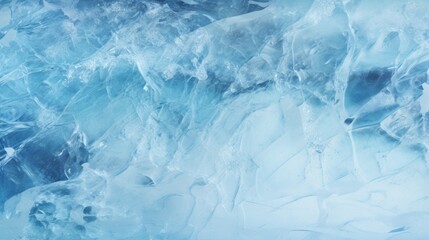 Obraz premium Crystal Blue Ice Texture – Nature's Frozen Artwork