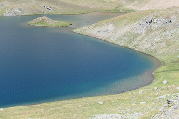 view of the sea and mountains