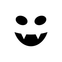 Obraz premium Halloween Monster Face Solid Icon