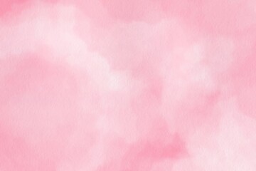 Vibrant Pink Watercolor Background - Abstract Textured Watercolor Design with Soft Pastel Pinks and Warm Tones for Digital and Print Use