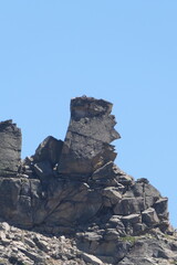 rocks in the mountains