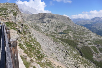 mountain road in the mountains