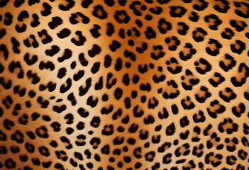 Close-up of a leopard's fur, showing the distinctive spotted pattern