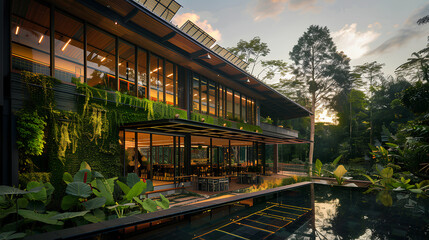 Solar-powered ecological dream house