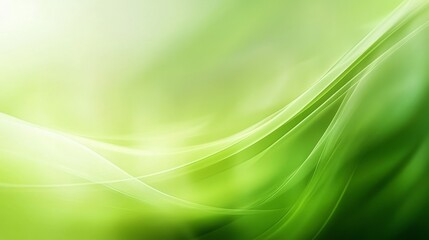 Abstract Green Flowing Lines, green , abstract , background , nature