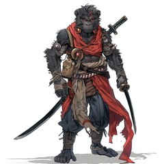 Anime Monkey Warrior