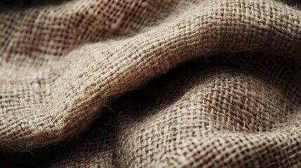 Close-up of Brown Burlap Fabric Texture, Macro Photography, Woven Texture, Natural Fiber, Rustic , burlap, texture