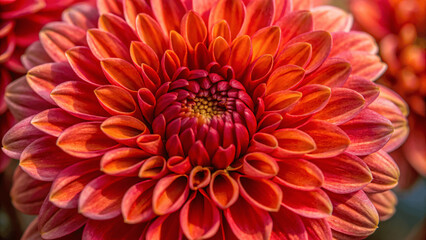 Fototapeta premium A close-up of a blooming flower with petals