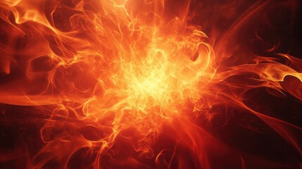 A glowing ember in the center of the image, translucent with visible battery lines, radiating a soft, warm light.