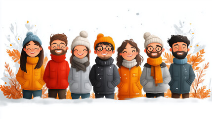 Illustration d'hiver